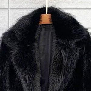 Nueva Chaqueta Larga de Cuero para Mujer, a la Moda, con Mangas de Piel de Zorro, Personalizable, Rellena de Plumón - Product Image 5