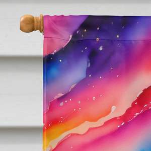 Dianthus grand porche manchon pôle décoratif cour bannière œuvre tenture murale multicolore Polyester maison drapeau - Product Image 3