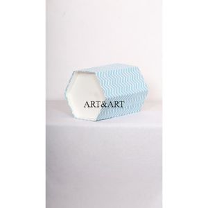 Nouvelle poubelle décorative faite à la main en papier imprimé floral pour la cuisine et la maison, avec un design en blocs, pour le recyclage, en tissu de coton. - Product Image 6