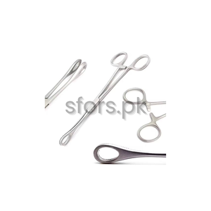 Pince chirurgicale droite à cliquet en acier inoxydable pour pansements et tampons de coton, instrument médical réutilisable - Product Image 2
