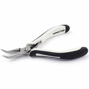 Alicates de punta plana para joyería, hechos de acero inoxidable de alta calidad para trabajos de precisión y uso profesional en talleres. - Product Image 5