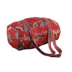 Bolsa de Lona Grande Acolchada Hecha a Mano 100% Algodón, Estilo Vintage, de Lujo, Deportiva, Ecológica, de Color Sólido, con Doble Asa, A2ZCraftBazar - Product Image 6