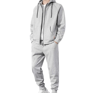 Ensemble de survêtement en molleton de coton épais pour hommes, vêtements de sport de haute qualité, tenue de fitness pour hommes, vente chaude - Product Image 1