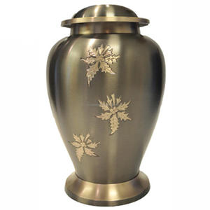 Urna de cremación de recuerdo pequeño estilo americano de tendencia Bendición Pájaros de plata en oro Plata Hecho por expertos con años de experiencia - Product Image 6