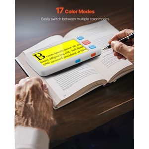 Lente d'ingrandimento digitale portatile HD da 5 pollici con zoom 4X-32X, ausilio elettronico per la lettura, versione base, attrezzatura per la cura della vista 17 Co - Product Image 3