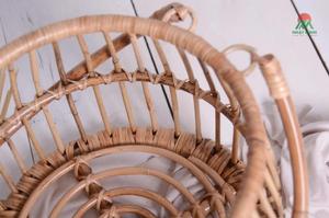 A rustic rattan baby <b>stroller</b> set <b>for</b> newborns and <b>toddlers</b>. A prop <b>for</b> newborn photography. - Product Image 5