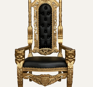 เก้าอี้บัลลังก์ไม้มะฮอกกานีแท้สั่งทำพิเศษ - ดีไซน์คลาสสิก ทนทาน เหมาะสำหรับโรงแรม ห้องนั่งเล่น และอพาร์ตเมนต์ - Product Image 5