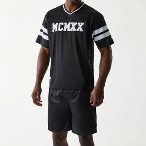 Custom Mesh Crop Top Jersey Breathable Sports T-Shirt with Sublimation Print V-neck No Strap Unisex <b>Athletic</b> Crop Tee - Product Image 6