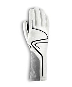 Guantes de Carreras Carbon-X Negros de Nailon Antideslizantes, Transpirables, Recubiertos de Poliuretano, con Patrón de Agarre de Puntos para Simulación de Carreras - Product Image 6