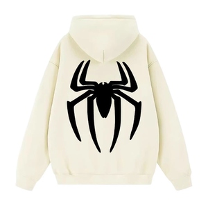 Ensemble sweat à capuche et pantalon de survêtement streetwear personnalisé de qualité supérieure avec impression en relief, manches effet flamme de haute qualité et coupe ample – Vente en gros - Product Image 3