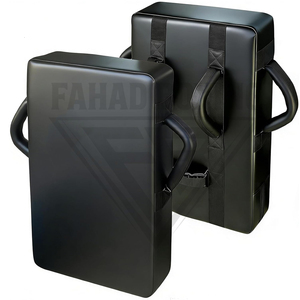 Equipo de Entrenamiento de Artes Marciales, Escudo de Patadas de Cuero con Doble Costura para Muay Thai y MMA, Objetivo de Boxeo de PVC para Entrenamiento de Artes Marciales - Product Image 1