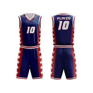 2024 Custom Design Wholesale Men's Basketball Jersey Lightweight Breathable Shorts Quick Dry Sportswear OEM Uniforms