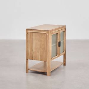 Conjunto de muebles de baño Vandana Hexa Arion de madera de acacia y vidrio - Product Image 5