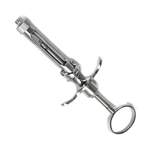 Seringues dentaires aspirantes roses avec poignée annulaire 2.5, 1.8ml/2.2ml, en acier inoxydable/laiton, instrument chirurgical dentaire - Product Image 2