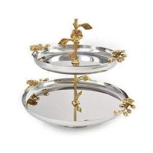 ชั้นวางเค้กโลหะ 3 ชั้นคุณภาพสูง พร้อมงานฝีมือระดับพรีเมียม สำหรับบุฟเฟ่ต์โรงแรมและการจัดงานเฉลิมฉลอง - Product Image 1