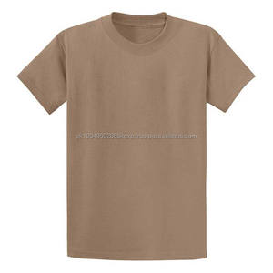 T-shirt en coton uni de très haute qualité, couleur olive, personnalisé, pour homme, coupe ample - Product Image 6