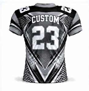 Nouveau style de maillot de football américain pour hommes, impression par sublimation personnalisée, séchage rapide, respirant, polyester, uniforme d'équipe, vente en gros - Product Image 5