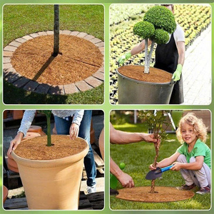 Vietnam Factory of Coir Mulch <b>Mat</b> Round Shape for Plant and <b>Garden</b> Care Weed <b>Mat</b> Suppression Coco Fiber <b>Mat</b> Ring for Tree Growth - Product Image 3