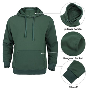 Conjunto deportivo de dos piezas para hombre de alta calidad, sudadera con capucha de dos tonos con cremallera, pantalones deportivos, logotipo personalizado, forro polar, ropa deportiva para correr. - Product Image 5