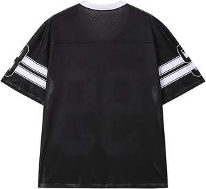 Camisetas extragrandes para hombres y mujeres, camisetas gráficas Y2k, camisetas de jersey con cuello en V, ropa de moda de verano de manga corta - Product Image 4