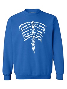 University Custom Men's Crewneck <b>Sweatshirt</b> Long <b>Sleeve</b> Fleece with Embroidered Design 100% Cotton for Winter Season - Product Image 4
