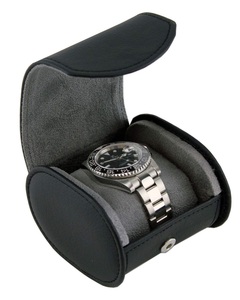 Étui de montre en cuir vintage fait main, pochette de voyage portable pour montre - Boîte de rangement protectrice pour collectionneur de montres à fente unique - Product Image 6