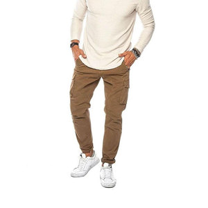 Pantalon cargo et pantalon décontracté pour homme en tissu technique haute performance Solid Trader, texture lisse, résistant aux plis - Product Image 4