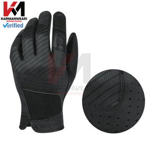 Pro-Fit Cabretta Leather Golf <b>Gloves</b> Custom Logo OEM Professional Flexible Soft Feel Training Gear Wholesale Factory Direct Bulk - Product Image 2