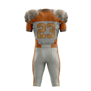 Uniforme de football américain de haute qualité OEM, 100 % polyester, couleur unie, pour hommes - Product Image 4