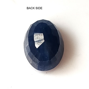 Saphir bleu naturel de Birmanie de 3,95 carats, taille ovale facettée, non chauffé, pierre précieuse en vrac pour la fabrication de bijoux, 7,4x9,8x5,5 mm, pierres de saphir - Product Image 6