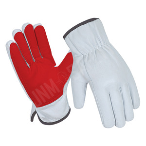Guantes de Trabajo para Hombre, Protección Completa, Transpirables, Duraderos, Antivibración, Palma y Dedos de Cuero Buffalo, para Conducir, Camionero, Jardinería - Product Image 5