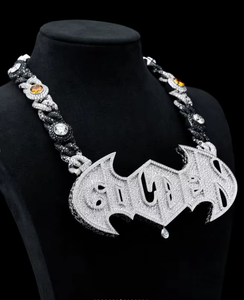 Pendentif personnalisé en moissanite avec lettre, en argent 925, style hip-hop bling, micro-incrustation, thème de fête, bijou de luxe - Product Image 6