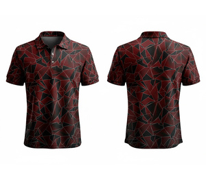 Custom Team Sublimation Polo Shield Jersey Moisture Wicking Durable Stitching for Men Women Youth Quick-Dry Dry-Fit Active Polo - Product Image 1