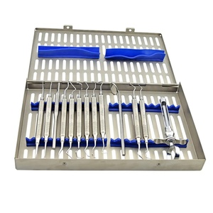 Kit de instrumentos de microcirugía Dental mejor calificado, juego de Cirugía de colgajo de frenectomía periodontal para equipos de limpieza y llenado de dientes - Product Image 1