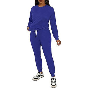 Women's Custom Logo Streetwear Sweatshirt Pullover Gym Hoodie Casual Crop <b>Top</b> Hoodie Set for Winter with screen printing logo - Product Image 1