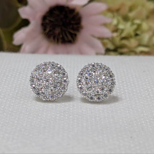 Anillos de Boda Lurba Jewels de Oro Blanco Sólido de 10K con Diamantes Cultivados en Laboratorio de 1 Ct, Certificados por IGI, Diseño de Flor, Regalo para Fiesta - Product Image 1