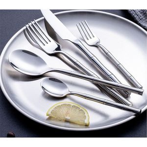 Modern Gold Stainless Steel Cutlery <b>Set</b> with Wooden Handle, Luxury Flatware <b>Set</b> 4pcs Elegant Tableware <b>for</b> Home and Restaurant - Product Image 5