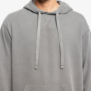 Sweat à capuche personnalisé en molleton brossé 100% coton respirant pour homme, chaud, hiver, décontracté, fitness, voyage, mode urbaine, marque privée - Product Image 6