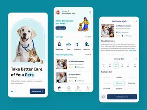 Plateforme de soins pour animaux de compagnie permettant aux propriétaires d'organiser des soins de toilettage, des soins vétérinaires, des promenades, des entraînements, des séjours et autres services pour animaux. - Product Image 3