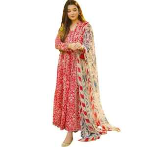 Vestidos de fiesta o casuales para mujer, estilo pakistaní e indio, recién llegados, trajes Salwar Kameez de tela Lawn, de AM IMPEX - Product Image 1