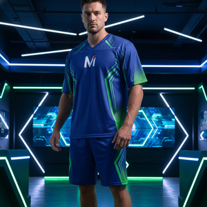 Vêtements de football américain en gros, ensemble de maillots personnalisés entièrement sublimés, coutures renforcées durables - Product Image 6