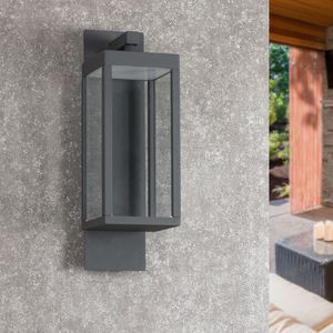 Lampada da Parete Esterna Impermeabile con LED Integrato e Paralume in Vetro Trasparente 22527 Lanterna da Esterno - Product Image 1
