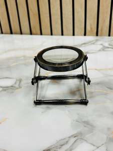 Loupe pliante en laiton antique de 2,5 pouces |   Loupe de bureau réglable pour la lecture et l'inspection - Product Image 5