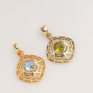 Collar con Colgante de Araña de Citrino Natural en Tono Dorado, Gema de Piedra de Nacimiento de Octubre, Joyería Hecha a Mano Estilo Boho, Regalo para Ella, Mujeres - Product Image 2