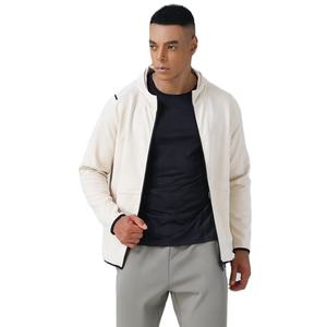 Chaqueta Deportiva con Capucha y Cierre Completo para Hombre, 320 g/m², 91.8% Poliéster, 8.2% Elastano, Ajuste Atlético, Elástica, para Correr y Entrenar - Product Image 3