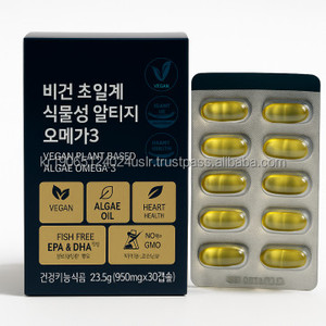 Gélules Oméga 3 DHA à Base de Plantes pour Enfants et Prénatal 30 Count Vegan OEM Corée huile de poisson - Product Image 1