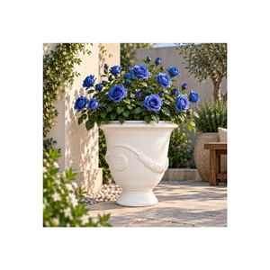 Lightweight Fiberglass Outdoor Planter Classic Urn Pot Large Decorative Garden Container OEM ODM Custom Services <b>For</b> Projects - Product Image 1