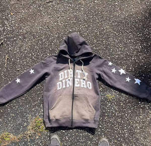 Custom Oversized Full Zip Hoodie 100% Cotton Heavyweight Fleece Puff Print Flame Graphic Streetwear Zip Up Hoodies for Men Women - Product Image 6