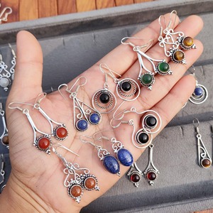 High Quality <b>Tungsten</b> Lovers Pattern Hoop Earrings for Women Classic Statement Jewelry for Party Wedding Daily Wear Available - Product Image 3