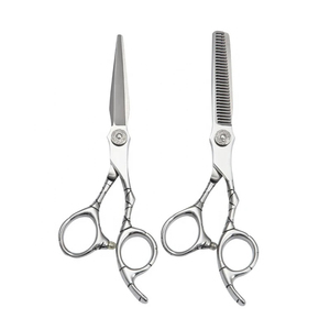2026 Customized Professional Salon Stainless Steel <b>Barber</b> Scissors Customized Hair Cutting Thinning Scissors <b>Set</b> - Product Image 4